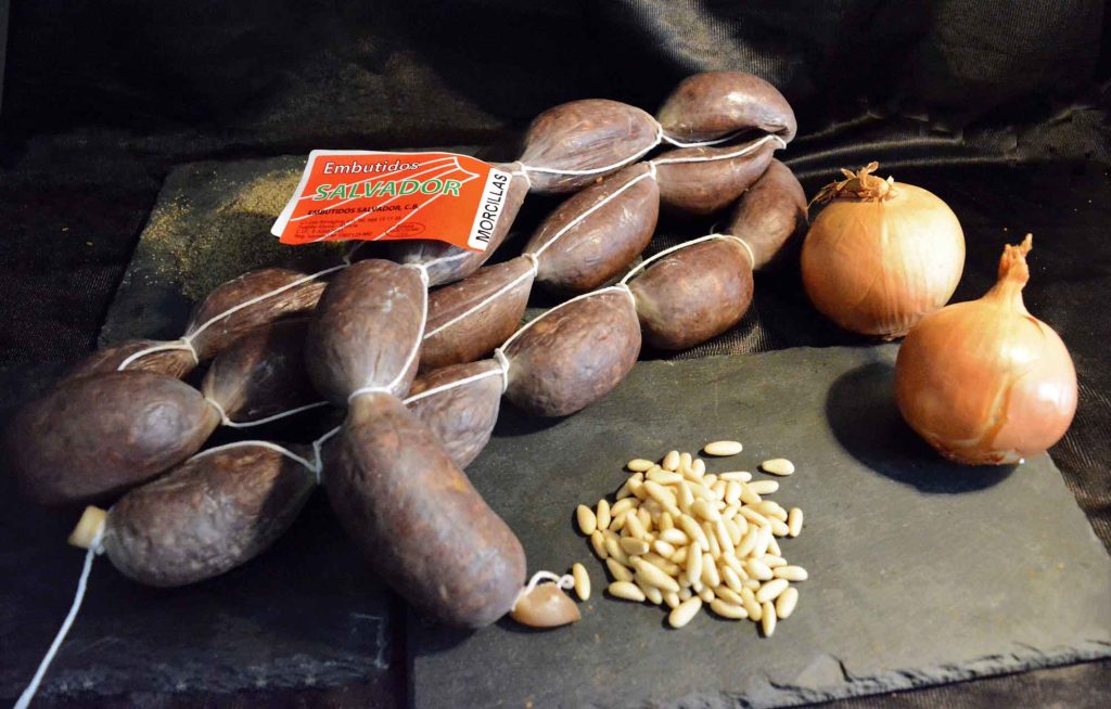 morcillas de cebolla Embutidos Salvador, embutidos de cocción