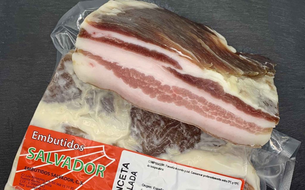 panceta salada embutido
